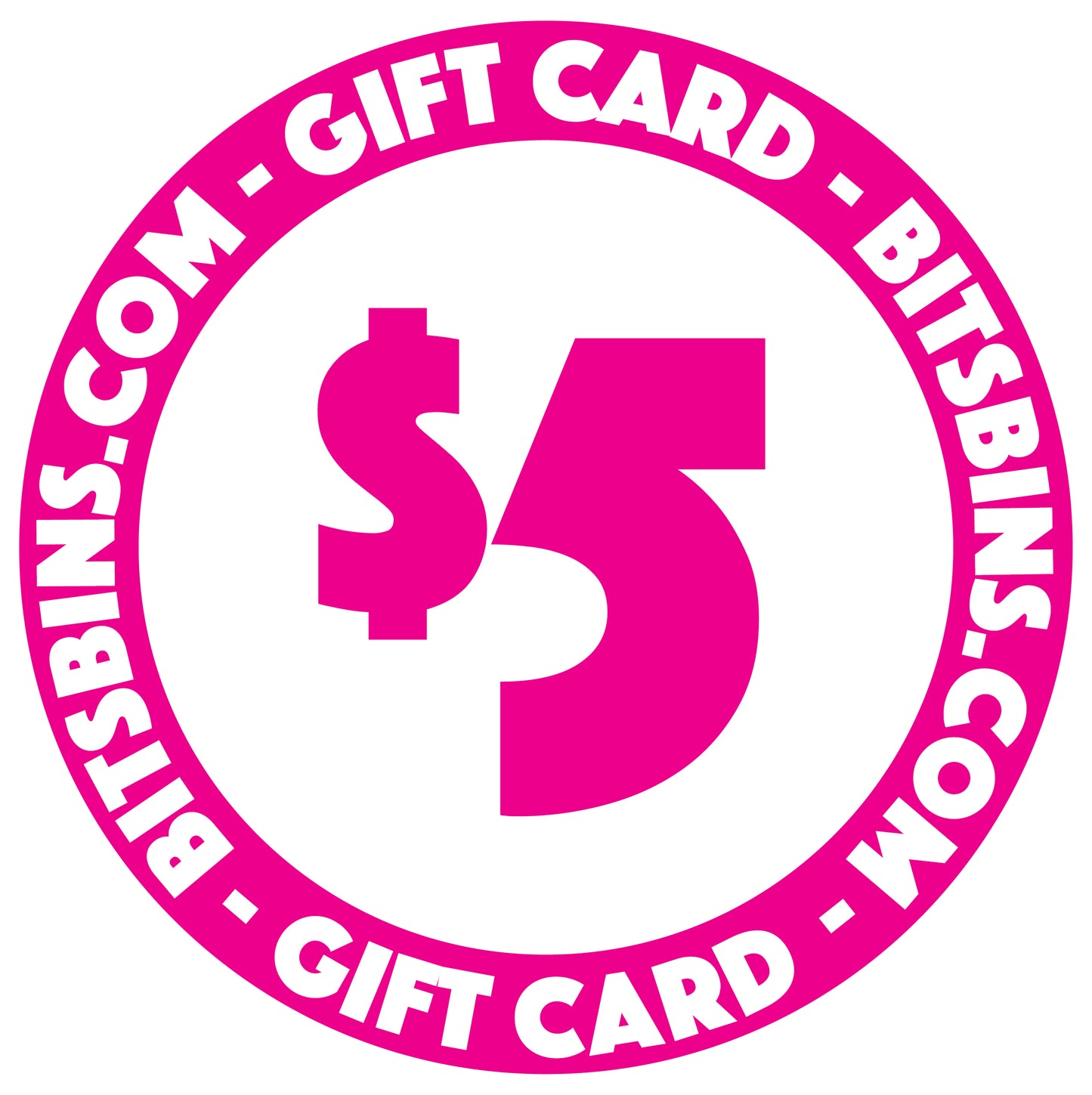 BitsBins.com E-Gift Card