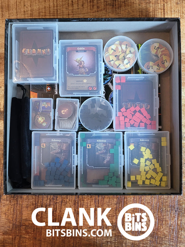 RECOMMENDED Clank BitsBins - 3 pods, 2 Minis, 5 Card Boxes, 1 100+ Card box