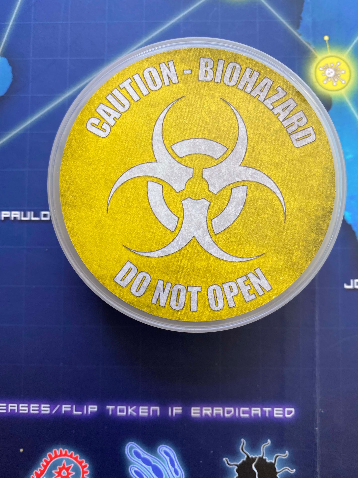 Disease Cube Storage Containers for Pandemic Board Game