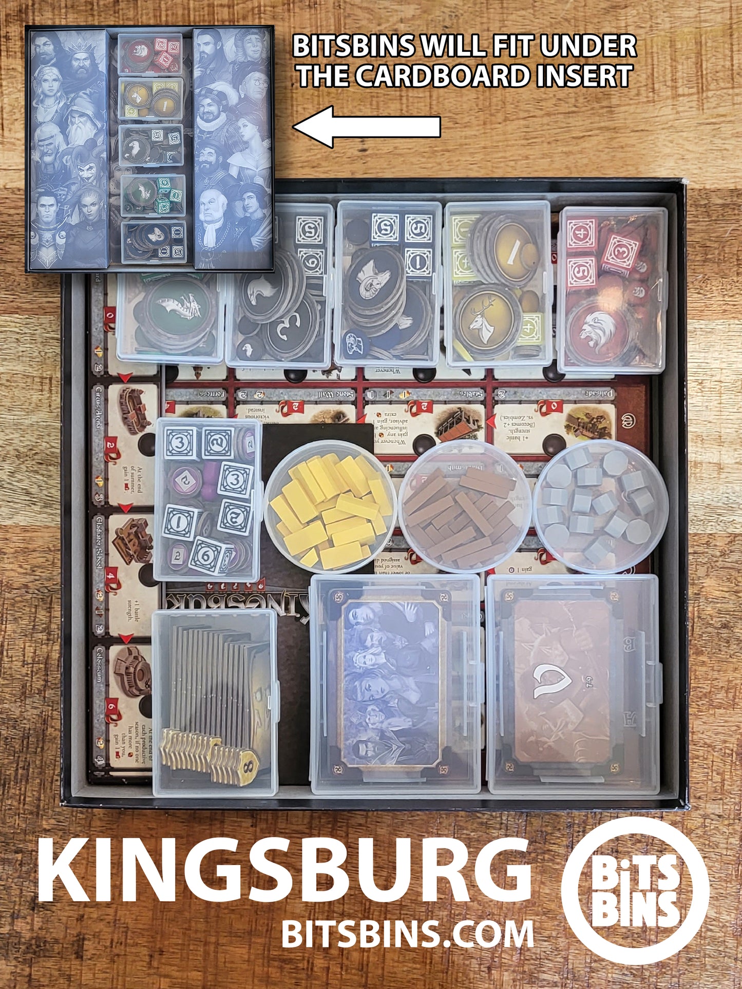 RECOMMENDED Bitsbins Kingsburg - 3 Pods, 6 Originals, 1 XL, 2 Card Boxes