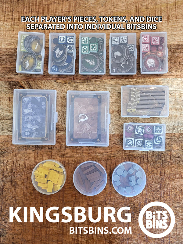 RECOMMENDED Bitsbins Kingsburg - 3 Pods, 6 Originals, 1 XL, 2 Card Boxes