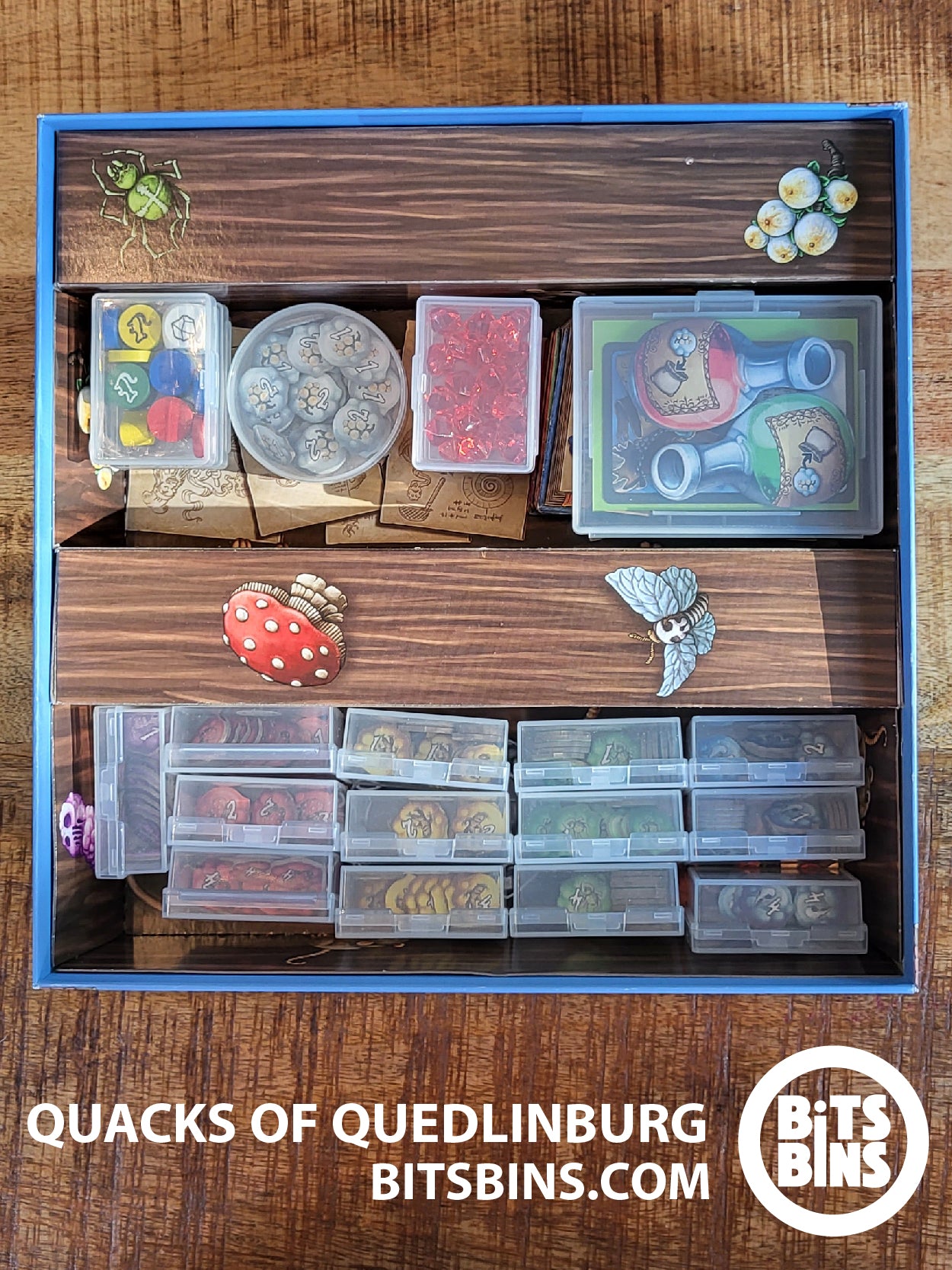 QUACKS OF QUEDLINBURG Board Game Organizer by BitsBins