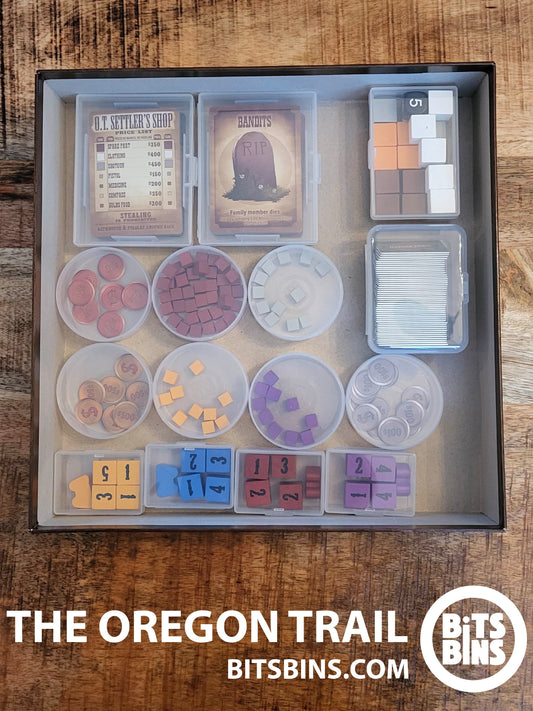 RECOMMENDED The Oregon Trail Game BitsBins - 7 Pods, 4 Minis, 1 XL, 1 Case, 2 Card Boxes