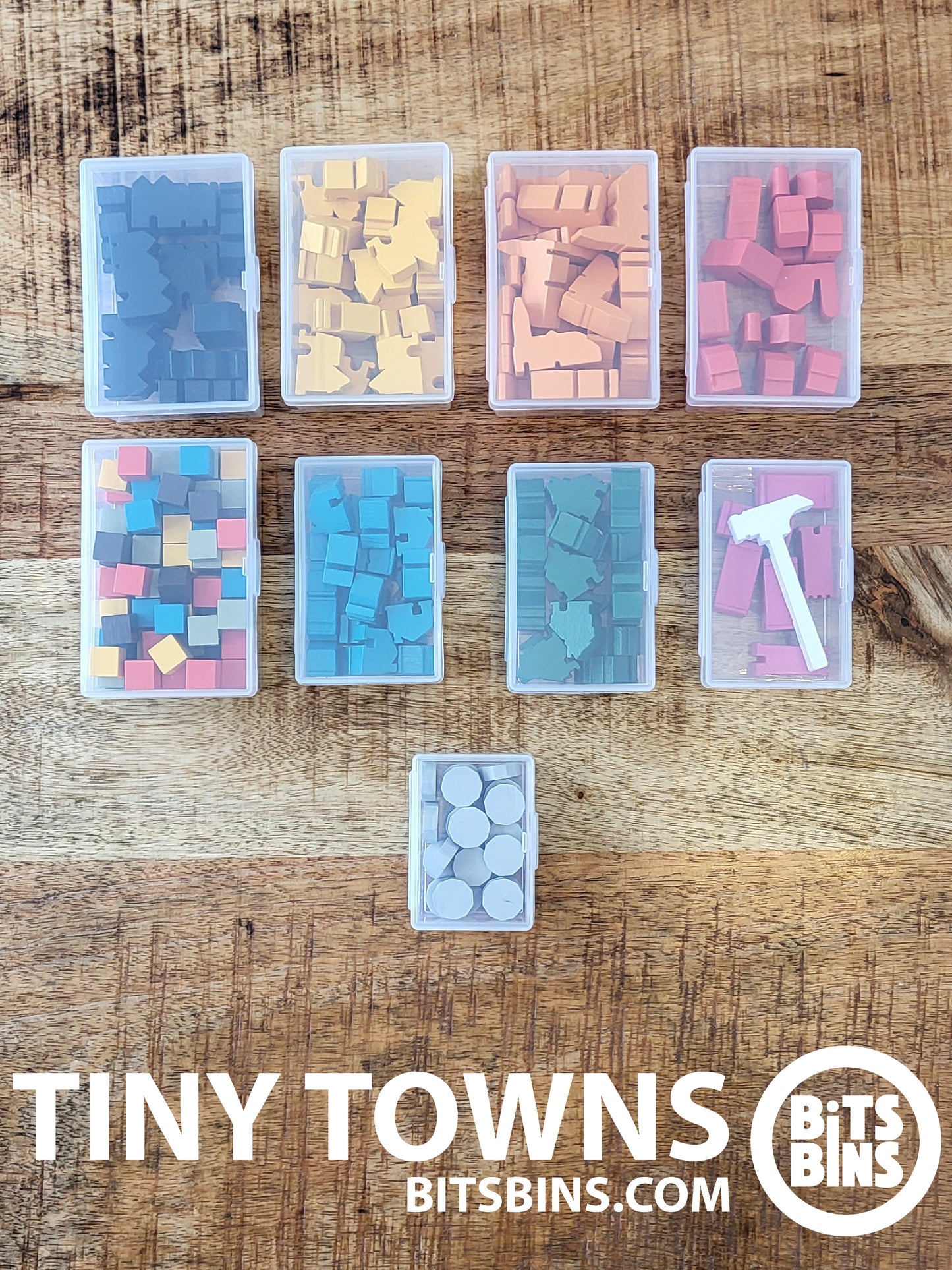 RECOMMENDED Tiny Towns BitsBins - 1 Mini, 3 Originals, 5 XLs